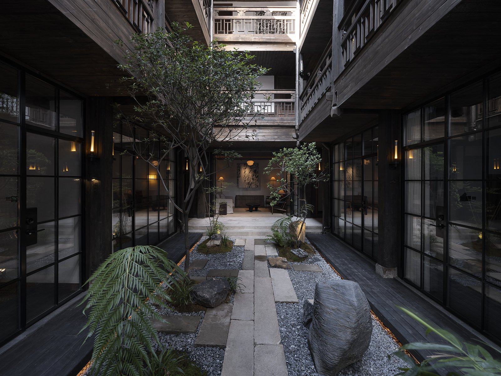 文川一舍历史建筑内院实景